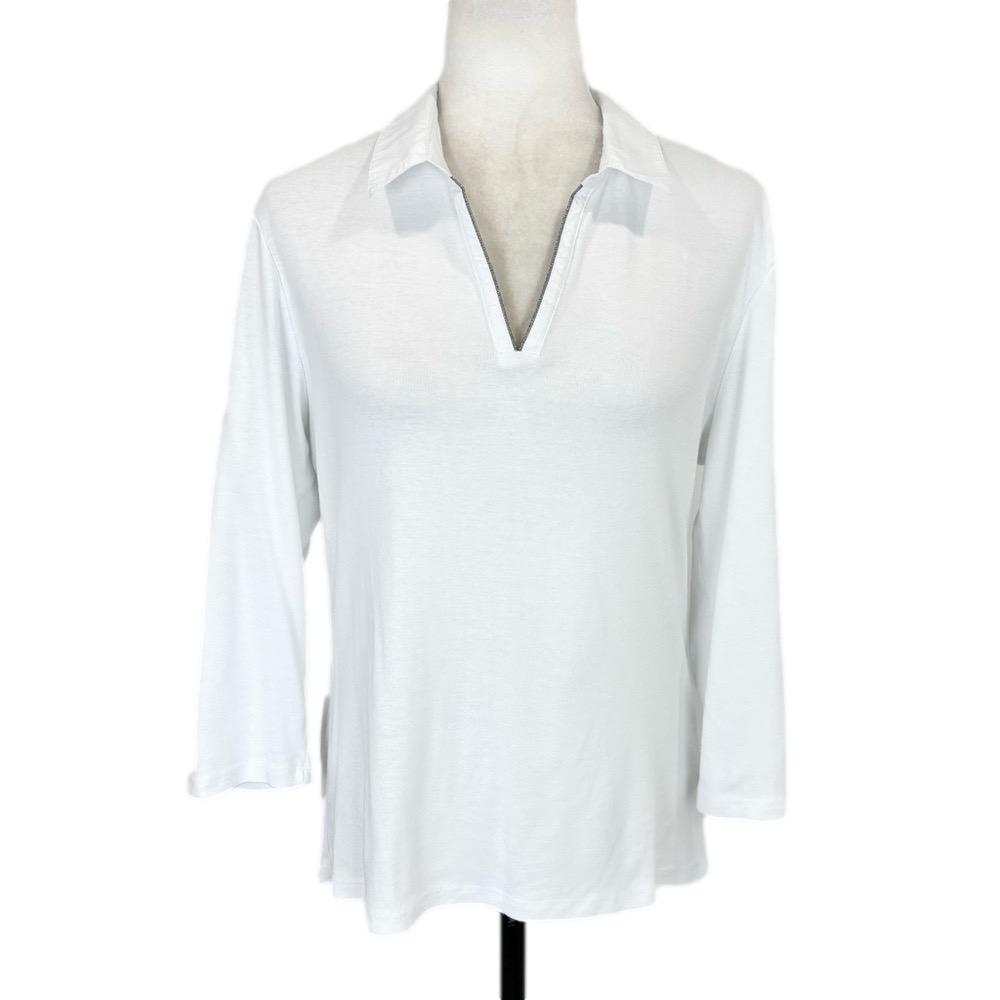Caroll Paris white polo shirt